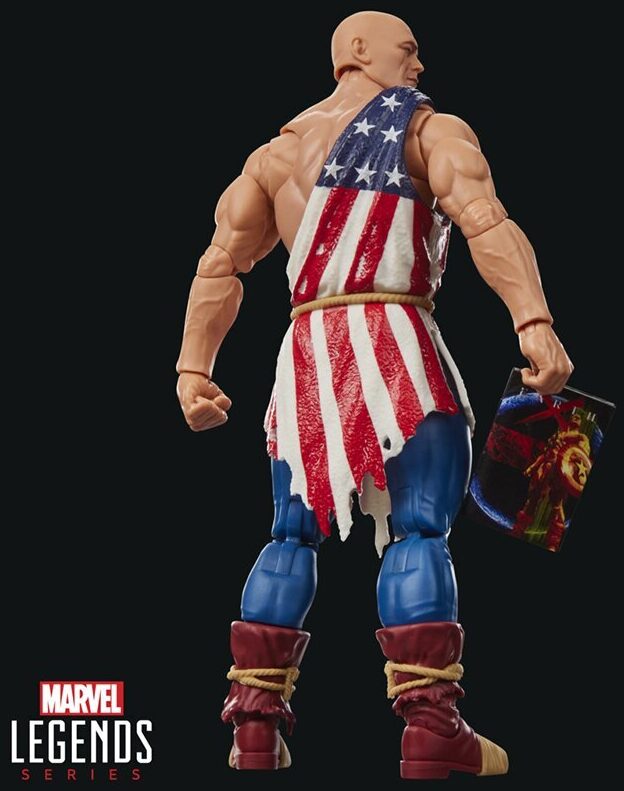 Earth X Captain America Marvel Legends Figure Back