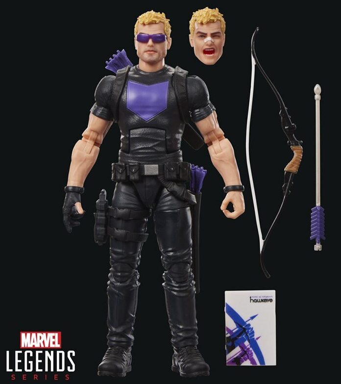 2026 Wave 3 Mini Comics Marvel Legends Hawkeye Figure and Accessories