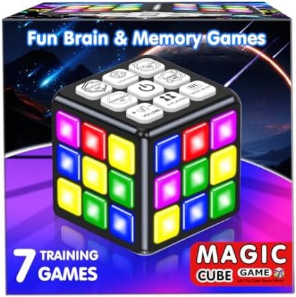 Toys for Kids Age 8-13 Boys Gifts: Fun Brain & Memory Handheld Game Cube for Teens & Adults - Cool Toys STEM Sensory Toy for 6-12+ Year - Birthday Gift for Boy Girls 6 7 8 9 10 11 12 Years Old