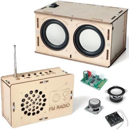 STEM Kits for Boys Girls Age 8-12 10-12 12-14 Teen Boys Gifts Science Toys for 8 9 10 11 12 13 14 15+ Years Old Build Your Own Speaker Radio Kit Circuits Engineering Experiments DIY Building Projects
