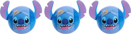 Disney Stitch Squish-a-Stitch Collectible Figures 3-Pack, 2-inch Mystery Glitter Figurines, Squishy Fidget Toys, Blind Box, Kids Toys for Ages 3 and Up by Just Play