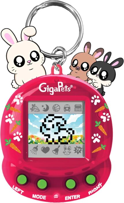 Bit Bunnies Interactive Digital Pet Toy, Upgraded Collector’s Edition Pets for Kids, 90’s Gaming Gift for Boys and Girls